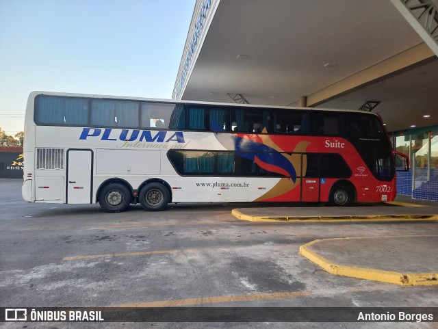 Pluma Conforto e Turismo 7002 na cidade de Capão Bonito, São Paulo, Brasil, por Antonio Borges. Número da foto: #12270722.
