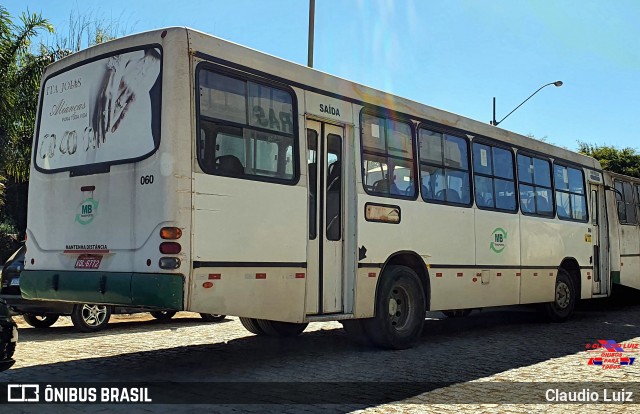 MB Transportes Coletivos e Fretamentos 060 na cidade de Passa Quatro, Minas Gerais, Brasil, por Claudio Luiz. Número da foto: #12271953.