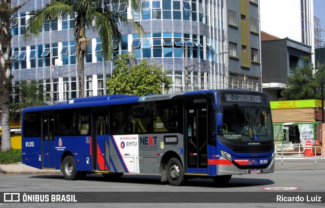 Next Mobilidade - ABC Sistema de Transporte 81.313 na cidade de São Caetano do Sul, São Paulo, Brasil, por Ricardo Luiz. Número da foto: #12271648.