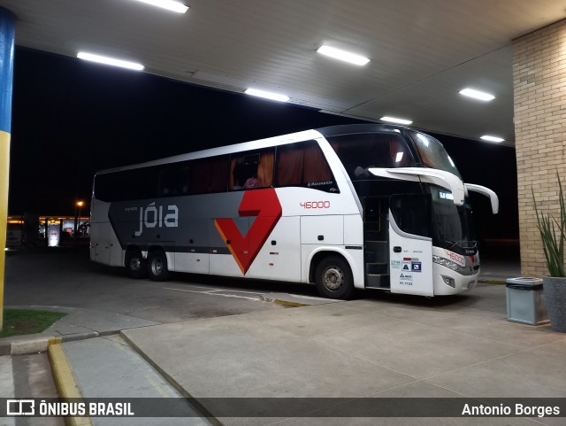 Viação Jóia > Expresso Jóia 46000 na cidade de Itapetininga, São Paulo, Brasil, por Antonio Borges. Número da foto: #12270755.