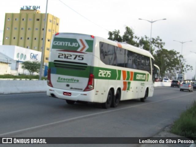 Empresa Gontijo de Transportes 21275 na cidade de Caruaru, Pernambuco, Brasil, por Lenilson da Silva Pessoa. Número da foto: #12272513.