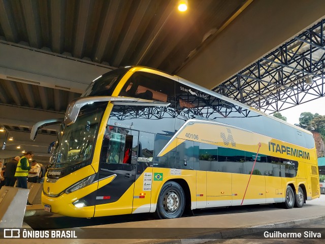 Viação Nova Itapemirim 40106 na cidade de Santos, São Paulo, Brasil, por Guilherme Silva. Número da foto: #12272498.