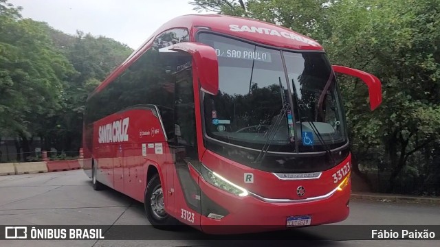 Viação Santa Cruz 33123 na cidade de São Paulo, São Paulo, Brasil, por Fábio Paixão. Número da foto: #12271031.