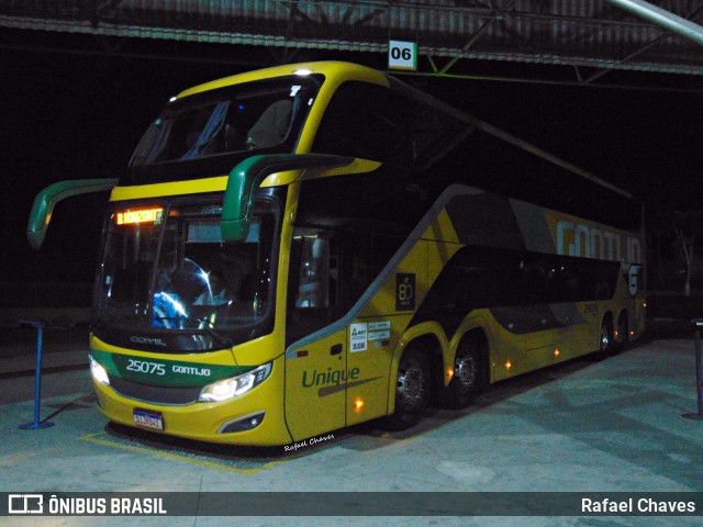 Empresa Gontijo de Transportes 25075 na cidade de Eunápolis, Bahia, Brasil, por Rafael Chaves. Número da foto: #12270285.