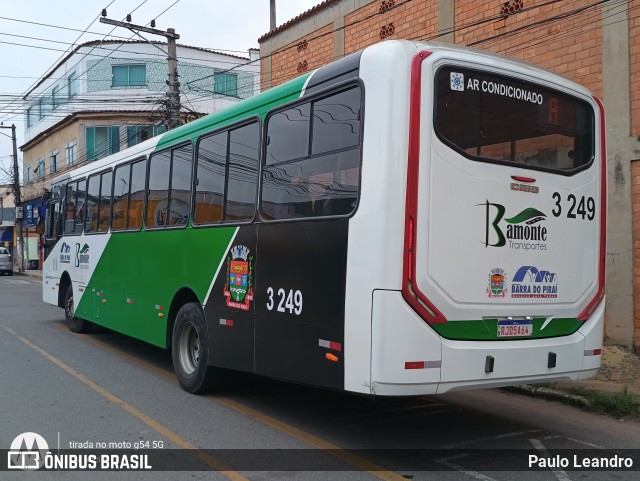Bamonte Transportes 3 249 na cidade de Barra do Piraí, Rio de Janeiro, Brasil, por Paulo Leandro. Número da foto: #12270863.
