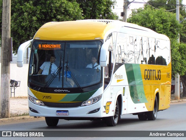 Empresa Gontijo de Transportes 7115 na cidade de Pirapora, Minas Gerais, Brasil, por Andrew Campos. Número da foto: #12274763.