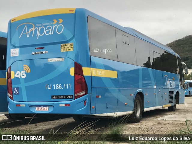 Viação Nossa Senhora do Amparo RJ 186.111 na cidade de Niterói, Rio de Janeiro, Brasil, por Luiz Eduardo Lopes da Silva. Número da foto: #12272920.