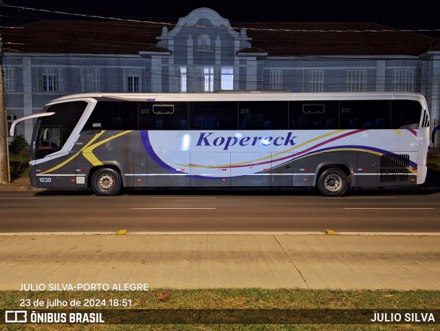 Kopereck Turismo 1030 na cidade de Porto Alegre, Rio Grande do Sul, Brasil, por JULIO SILVA. Número da foto: #12274898.