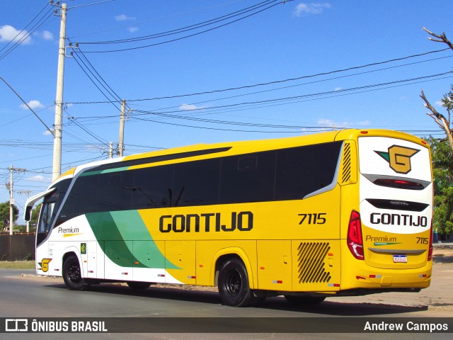 Empresa Gontijo de Transportes 7115 na cidade de Pirapora, Minas Gerais, Brasil, por Andrew Campos. Número da foto: #12274765.