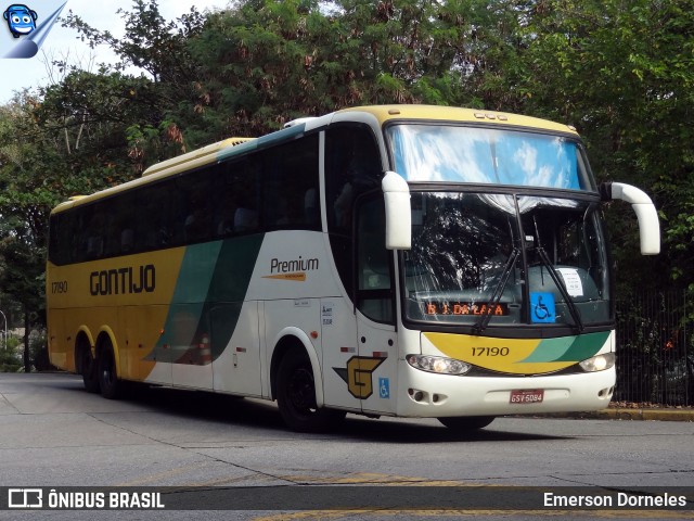 Empresa Gontijo de Transportes 17190 na cidade de São Paulo, São Paulo, Brasil, por Emerson Dorneles. Número da foto: #12273218.