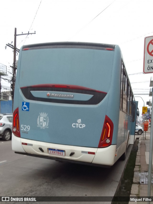 Viação Nossa Senhora Conquistadora 529 na cidade de Pelotas, Rio Grande do Sul, Brasil, por Miguel Filho. Número da foto: #12273154.