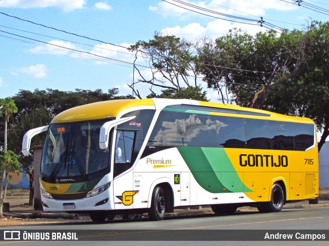 Empresa Gontijo de Transportes 7115 na cidade de Pirapora, Minas Gerais, Brasil, por Andrew Campos. Número da foto: #12274764.