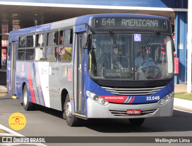 Transportes Capellini 32.046 na cidade de Americana, São Paulo, Brasil, por Wellington Lima. Número da foto: #12273108.