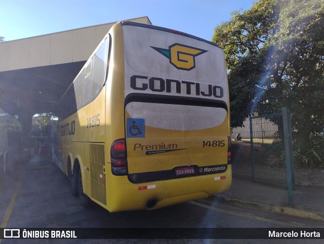 Empresa Gontijo de Transportes 14815 na cidade de Ribeirão Preto, São Paulo, Brasil, por Marcelo Horta. Número da foto: #12276159.