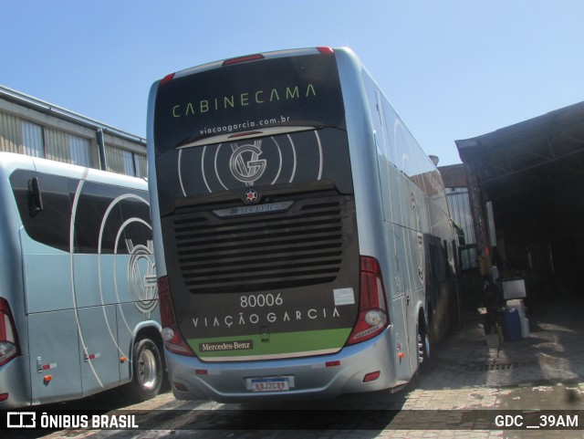 Viação Garcia 80006 na cidade de Curitiba, Paraná, Brasil, por GDC __39AM. Número da foto: #12275897.