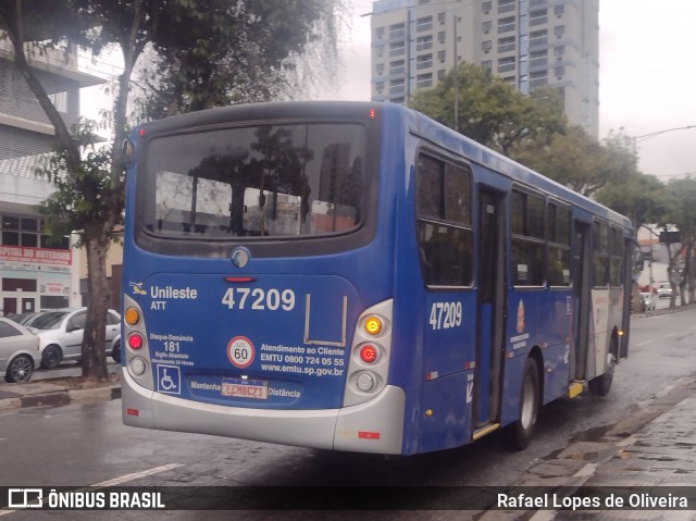 ATT - Alto Tietê Transportes 47.209 na cidade de Mogi das Cruzes, São Paulo, Brasil, por Rafael Lopes de Oliveira. Número da foto: #12275294.