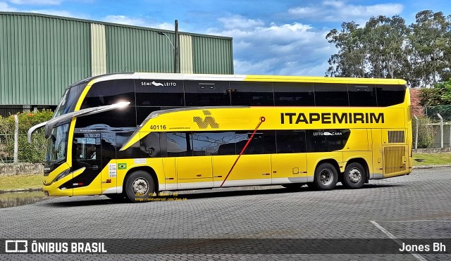 Viação Nova Itapemirim 40116 na cidade de Vila Velha, Espírito Santo, Brasil, por Jones Bh. Número da foto: #12276829.