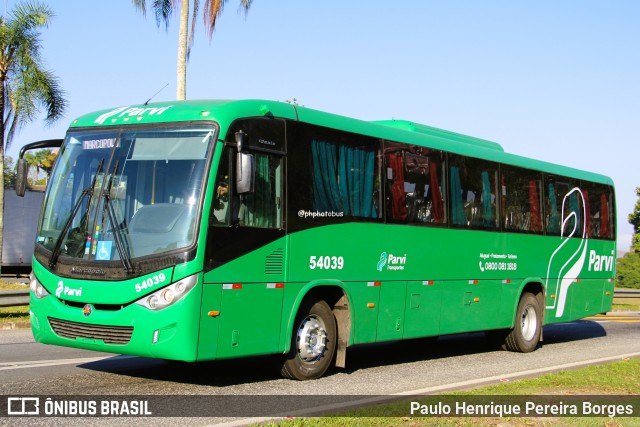 Parvi Transportes 54039 na cidade de Barra do Piraí, Rio de Janeiro, Brasil, por Paulo Henrique Pereira Borges. Número da foto: #12277147.