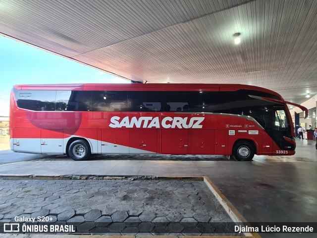 Viação Santa Cruz 33923 na cidade de Pouso Alegre, Minas Gerais, Brasil, por Djalma Lúcio Rezende. Número da foto: #12275085.