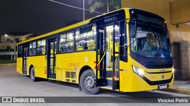 Gidion Transporte e Turismo 12406 na cidade de Joinville, Santa Catarina, Brasil, por Vinicius Petris. Número da foto: #12275243.
