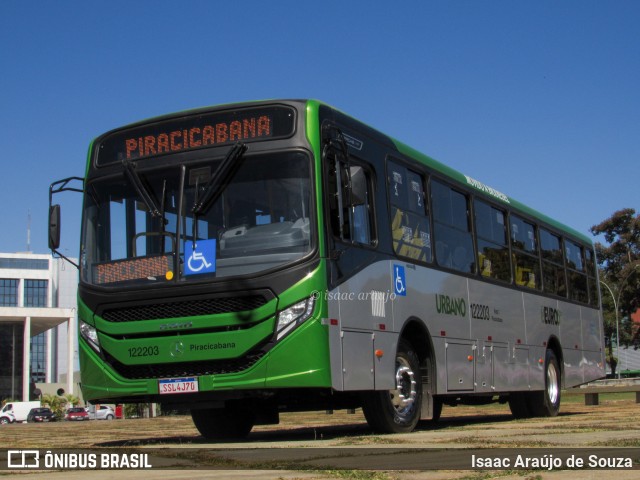 Viação Piracicabana Distrito Federal 122203 na cidade de Brasília, Distrito Federal, Brasil, por Isaac Araújo de Souza. Número da foto: #12277297.