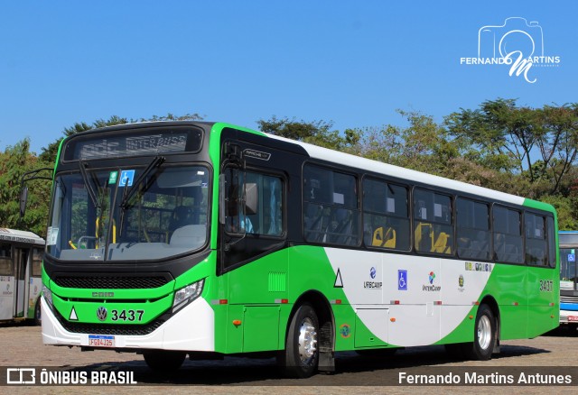 VB Transportes e Turismo 3437 na cidade de Campinas, São Paulo, Brasil, por Fernando Martins Antunes. Número da foto: #12275397.