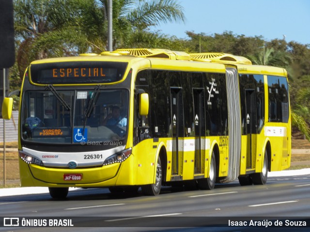 Viação Pioneira 226301 na cidade de Brasília, Distrito Federal, Brasil, por Isaac Araújo de Souza. Número da foto: #12277304.