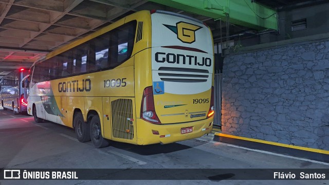 Empresa Gontijo de Transportes 19095 na cidade de Feira de Santana, Bahia, Brasil, por Flávio  Santos. Número da foto: #12275099.