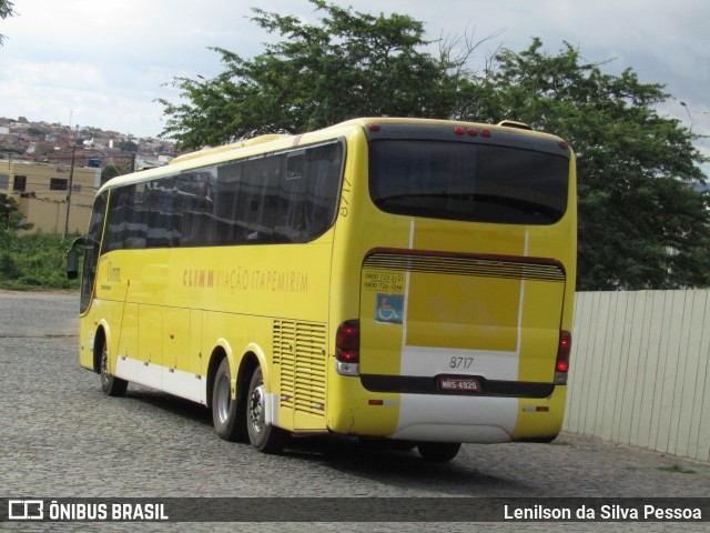 Viação Itapemirim 8717 na cidade de Caruaru, Pernambuco, Brasil, por Lenilson da Silva Pessoa. Número da foto: #12277085.