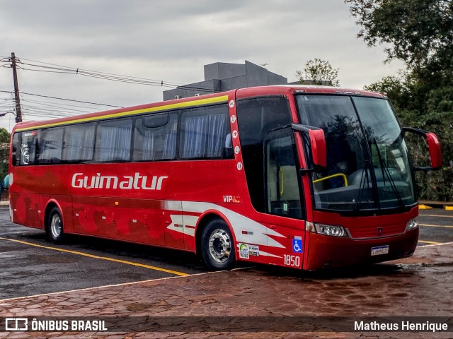 Guimatur Transporte e Turismo 1850 na cidade de Dourados, Mato Grosso do Sul, Brasil, por Matheus Henrique. Número da foto: #12275462.
