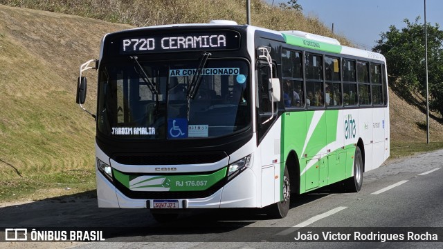 Viação Elite RJ 176.057 na cidade de Volta Redonda, Rio de Janeiro, Brasil, por João Victor Rodrigues Rocha. Número da foto: #12275424.