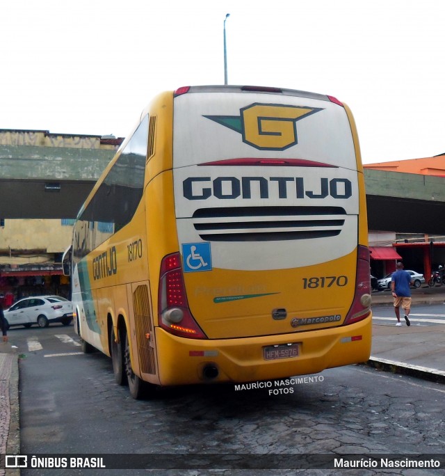 Empresa Gontijo de Transportes 18170 na cidade de Belo Horizonte, Minas Gerais, Brasil, por Maurício Nascimento. Número da foto: #12277590.