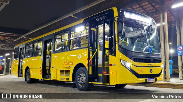 Gidion Transporte e Turismo 12407 na cidade de Joinville, Santa Catarina, Brasil, por Vinicius Petris. Número da foto: #12275010.