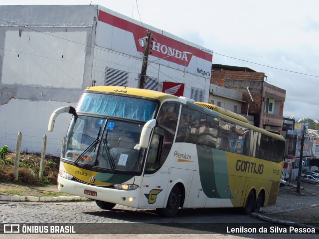 Empresa Gontijo de Transportes 14615 na cidade de Caruaru, Pernambuco, Brasil, por Lenilson da Silva Pessoa. Número da foto: #12276949.