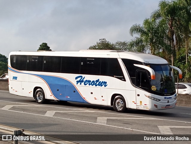 Herotur Transporte e Turismo 3122 na cidade de Cotia, São Paulo, Brasil, por David Macedo Rocha. Número da foto: #12276274.