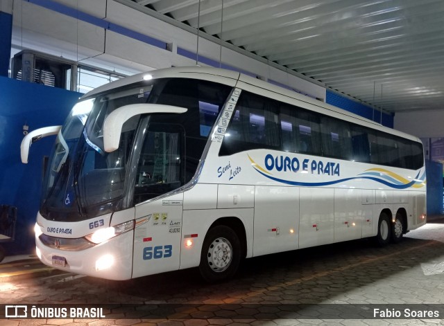 Viação Ouro e Prata 663 na cidade de Belém, Pará, Brasil, por Fabio Soares. Número da foto: #12276534.