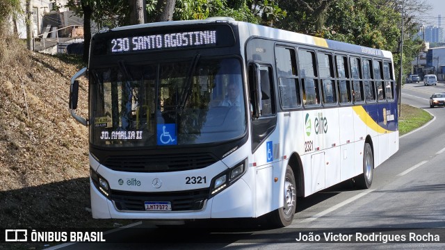 Viação Elite 2321 na cidade de Volta Redonda, Rio de Janeiro, Brasil, por João Victor Rodrigues Rocha. Número da foto: #12275418.