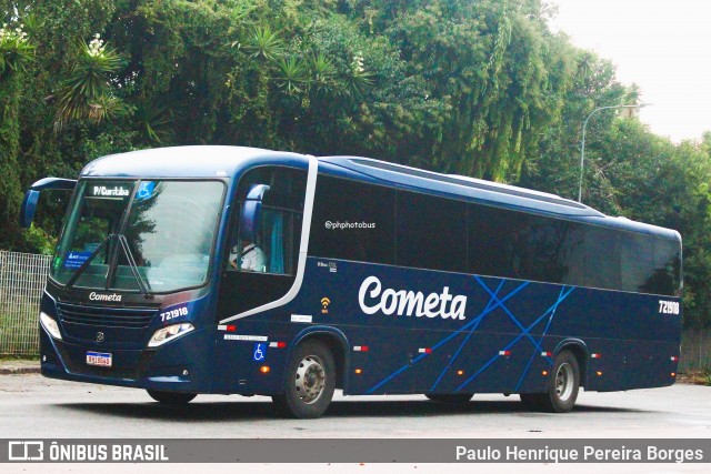 Viação Cometa 721918 na cidade de Curitiba, Paraná, Brasil, por Paulo Henrique Pereira Borges. Número da foto: #12278513.