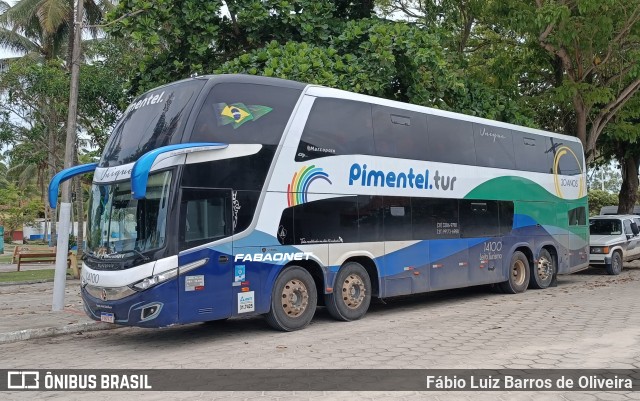 Pimentel Turismo 14100 na cidade de Prado, Bahia, Brasil, por Fábio Luiz Barros de Oliveira. Número da foto: #12278287.