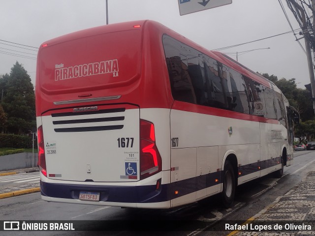 Viação Piracicabana 1677 na cidade de Mogi das Cruzes, São Paulo, Brasil, por Rafael Lopes de Oliveira. Número da foto: #12278062.