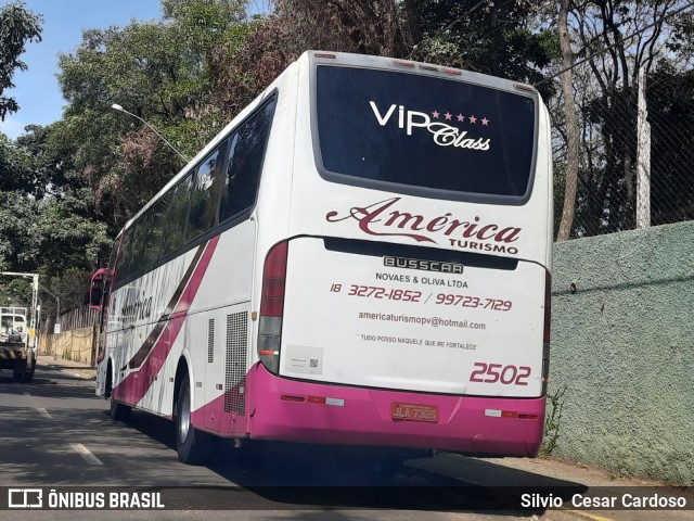 América Turismo 2502 na cidade de Presidente Prudente, São Paulo, Brasil, por Silvio  Cesar Cardoso. Número da foto: #12279068.