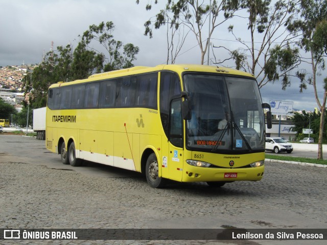 Viação Itapemirim 8651 na cidade de Caruaru, Pernambuco, Brasil, por Lenilson da Silva Pessoa. Número da foto: #12279099.