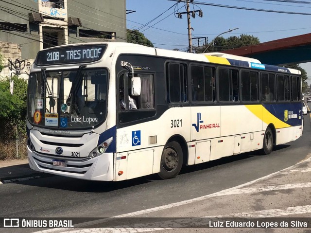 Viação Pinheiral 3021 na cidade de Volta Redonda, Rio de Janeiro, Brasil, por Luiz Eduardo Lopes da Silva. Número da foto: #12277846.