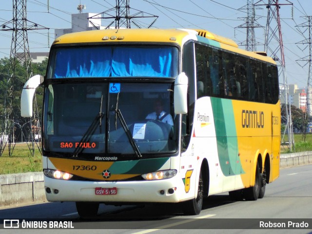 Empresa Gontijo de Transportes 17360 na cidade de São José dos Campos, São Paulo, Brasil, por Robson Prado. Número da foto: #12279150.