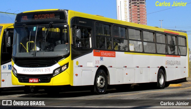 Viação Araguarina 3175 na cidade de Goiânia, Goiás, Brasil, por Carlos Júnior. Número da foto: #12278159.