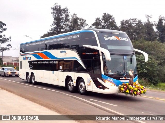 VUSC - Viação União Santa Cruz 5500 na cidade de Santa Cruz do Sul, Rio Grande do Sul, Brasil, por Ricardo Manoel Limberger Carvalho. Número da foto: #12278102.