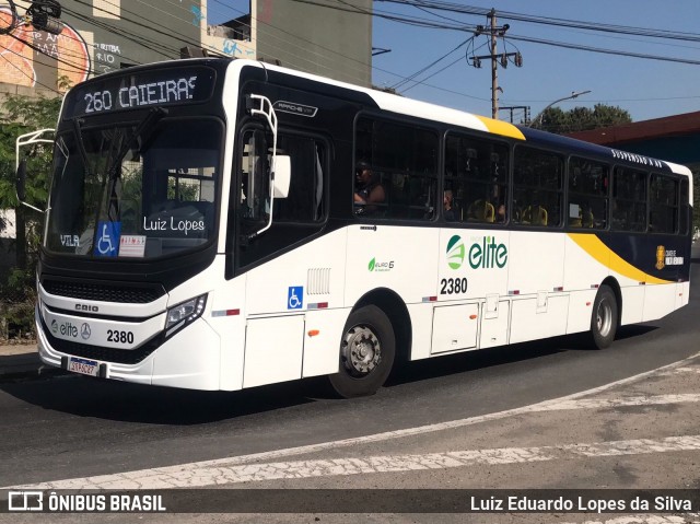Viação Elite 2380 na cidade de Volta Redonda, Rio de Janeiro, Brasil, por Luiz Eduardo Lopes da Silva. Número da foto: #12277838.