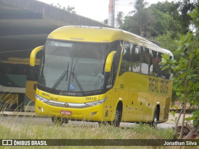 Expresso Real Bus 0210 na cidade de João Pessoa, Paraíba, Brasil, por Jonathan Silva. Número da foto: #12277882.