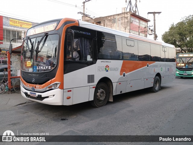 Linave Transportes A03042 na cidade de Nova Iguaçu, Rio de Janeiro, Brasil, por Paulo Leandro. Número da foto: #12278453.