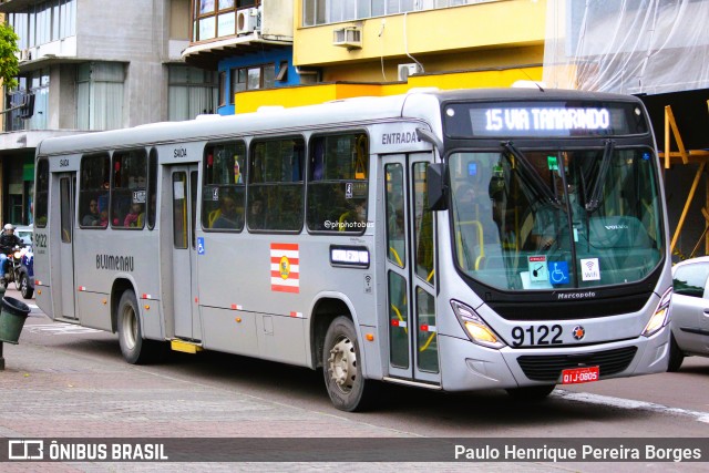 BluMob - Concessionária de Transporte Urbano de Blumenau 9122 na cidade de Blumenau, Santa Catarina, Brasil, por Paulo Henrique Pereira Borges. Número da foto: #12278560.